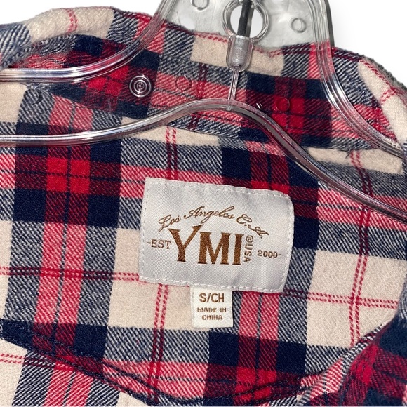 YMI plaid button up shirt - Picture 2 of 3